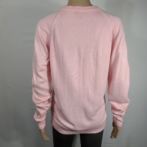 Alicia Vintage 1980s Pearl Button Pink Cardigan - Picture 10 of 13